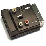108.197 SCART ADAPTOR WITH S-VIDEO AND AUDIO/VIDEO IN/OUT