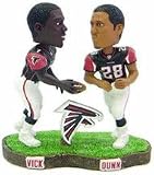 Michael Vick and Warren Dunn Atlanta Falcons Limited Edition Bobble Mate Bobble Head Doll from Forever Collectibles