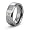 8mm Tungsten Carbide Diamond Ring with Wood Box (0.10ctw) GH/SI - Size 7.0