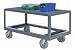 Portable Steel Table 1 Shelf 36x24 1200 Lb. Capacity Unassembled