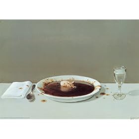 Pig in Soup Art Poster Print by Michael Sowa, 28x20