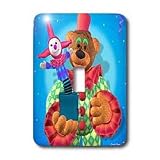 BK Dinky Bears Cartoon Clowns - Clown with Jack in the Box - Light Switch Covers - single... by 3D Rose