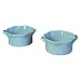 BIA Cordon Bleu Wavy 16-Ounce Round Souffles, Set of 2, Almond