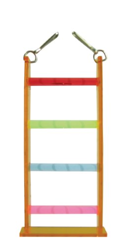 Vo-Toys Acrylic Four Step Ladder Bird Toy