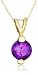 10k Yellow Gold Lab Created Alexandrite Pendant