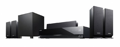 Sony BDV-E370 5.1 3D Blu-ray Heimkinosystem (HDMI, iPhone / iPodTouch fernbedienbar, WLAN ready, 850 Watt) schwarz