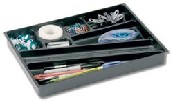 Atlanta Catch-All Insert Drawer Plastic Black Ref S12004060