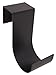 MIDE Products 235B-2 6-Inch Long Aluminum Pool Accessory Hooks, Fits 1-3/4-Inch to 2-1/8-Inch Wide Fences, Black