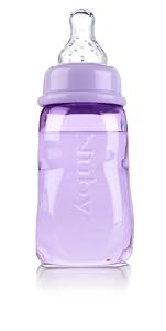 Nuby Tinted Bottle, 4 Ounce, Colors May Vary