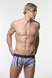 N2N Contempo Stripe Squarecut Swimsuit - Purple