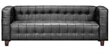 Zuo Button Sofa, Black