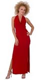 Backless Sexy Long Evening Club Cocktail Halter Dress from Hot Fash Dresses - TONIGHT Red