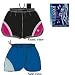 Viga Ladie's Running Gazelle Shorts (Size: 30/32) (Colour: Black / Silver / Pink )