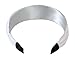 Bargain Headbands Cool White, Super Gorgeous Gathered Hard Headband