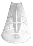 Net Crinoline Long Hoop Victorian White Underskirt 39
