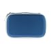 Premium Foam Zipper Eva Pouch Carrying Case + Durable Clear LCD Screen Protector - 10 Color Available for Nintendo Ds Lite (Blue)
