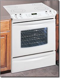Frigidaire Gallery Series GLES389FS 30" Electric Slide-In Range with Self-Cleaning Oven and Convection Conversion: White