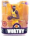 McFarlane Toys NBA Sports Picks Legends Series 3 Action Figure James Worthy Los Angeles Lakers
