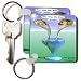 Londons Times Funny Panel Hollywood Cartoons - Robert Redford Barbara Streisand The Way We Stir Spooning - Key Chains Image