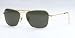 RAY BAN 3136 CARAVAN 001 GOLD AVIATOR SUNGLASSES