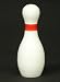 White Painted Bowling Pin