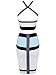 Alice & Elmer Women's Bodycon Skirt Set 2 Pieces Sleeveless Celebrity Bandage Dress
