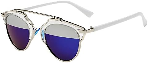 Ralink Polarized Sunglasses Cat Eye UV TAC Lens Metal Retro Glasses for Womens