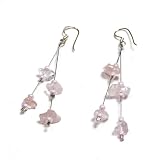 Oi! - Ladies Rose Quartz Earrings - E0146
