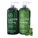 Paul Mitchell Tea Tree Lavender Mint Moisturizing Shampoo and Conditioner (33.8 oz Each Bottle w/Pump)