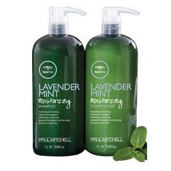 Paul Mitchell Lavender Mint Moisturizing Shampoo & Conditioner 1L (33.8oz)each W/ Pumps