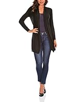 Bleu Marine Chaqueta Punto Linda (Negro)