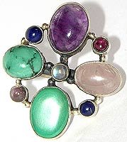 Sterling Silver Mens Ring Jewelry with Gemstone Handmade Christmas Present (rng259)