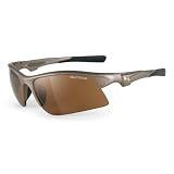 Sundog Zone Mela Lens Sunglasses with Champagne Frame and Brown Mela Lens