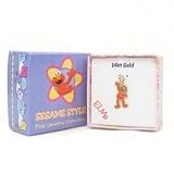 14K Gold Walt Disney Childrens Elmo Charm