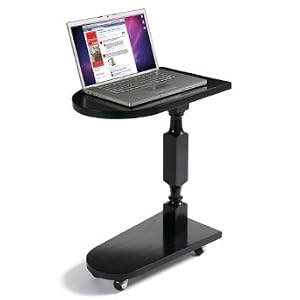 Telescoping Mobile Side Table - Black - Grandin Road