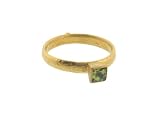 Peridot Princess Cut Stack Ring by Gurhan