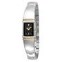 Seiko Women's SUJG10 Jewelry Two-Tone Black Dial Bangle Watch