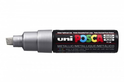 Uni Pc-8K Posca Marker Silver