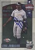 Eric Johnson, Cleveland Indians Autographed Card