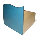 Wave Shaped Wooden Organizer Boxes - Set of 6 by Room Magic