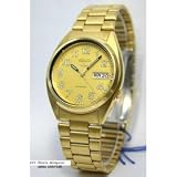 Seiko 5 Mens Gold Tone Automatic Self-winding Watch Model SNXP18K by Seiko