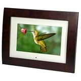 SmartParts 7 Digital Picture Espresso Wood Frame