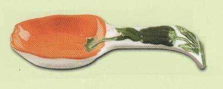 ORANGE BELL PEPPER Large 3-D Spoon Rest / Trivet *NEW!*