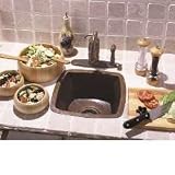 Belle Foret Square Copper Kitchen Sink Weathered Copper