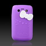 Hello Kitty Purple Silicone w bow (bow color may vary) "Flexa" silicone cas ....