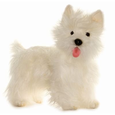 31pNrtJ0d7L West Highland Terrier Plush Dog From HANSA, 19.75 Inches (Stuffed Westie)