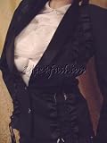 Christian Dior - $3995 New CHRISTIAN DIOR Black Satin Ribbon Jacket 10 / 42