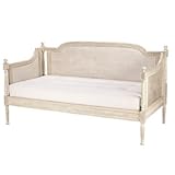IMAGE OF Louis Daybed with Trundle Weathered White- Ballard Designs