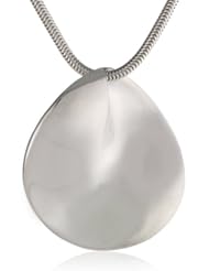 Zina Sterling Silver Contemporary Collection Round Mobius Pendant Necklace