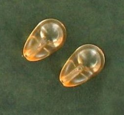 2pcs Good Quality Yellow Clear Ear Gels for Jabra Wave Bluetooth Headset Ear Buds Gels Stabilizers Eargels Earbuds Eartips Earstabilizers Replacement